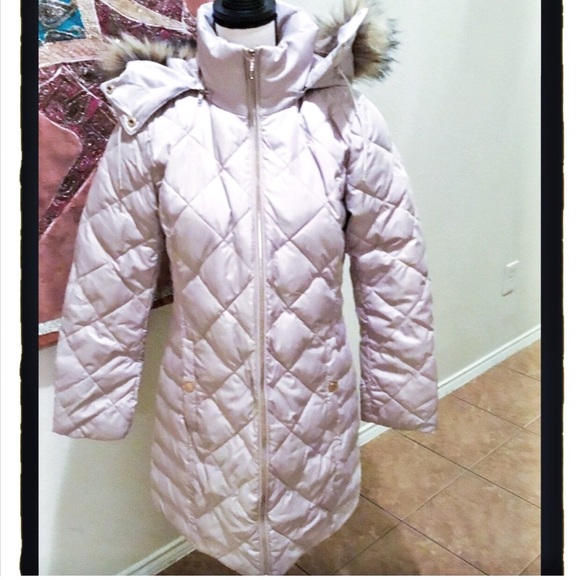 Kenneth Cole Reaction Frost Down Puffer Coat - Picture 2 of 6